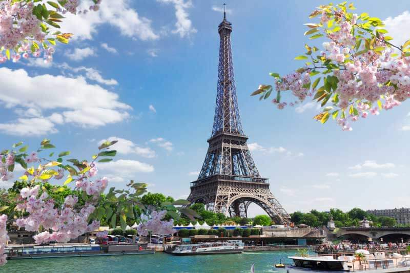 Eiffel tower in France